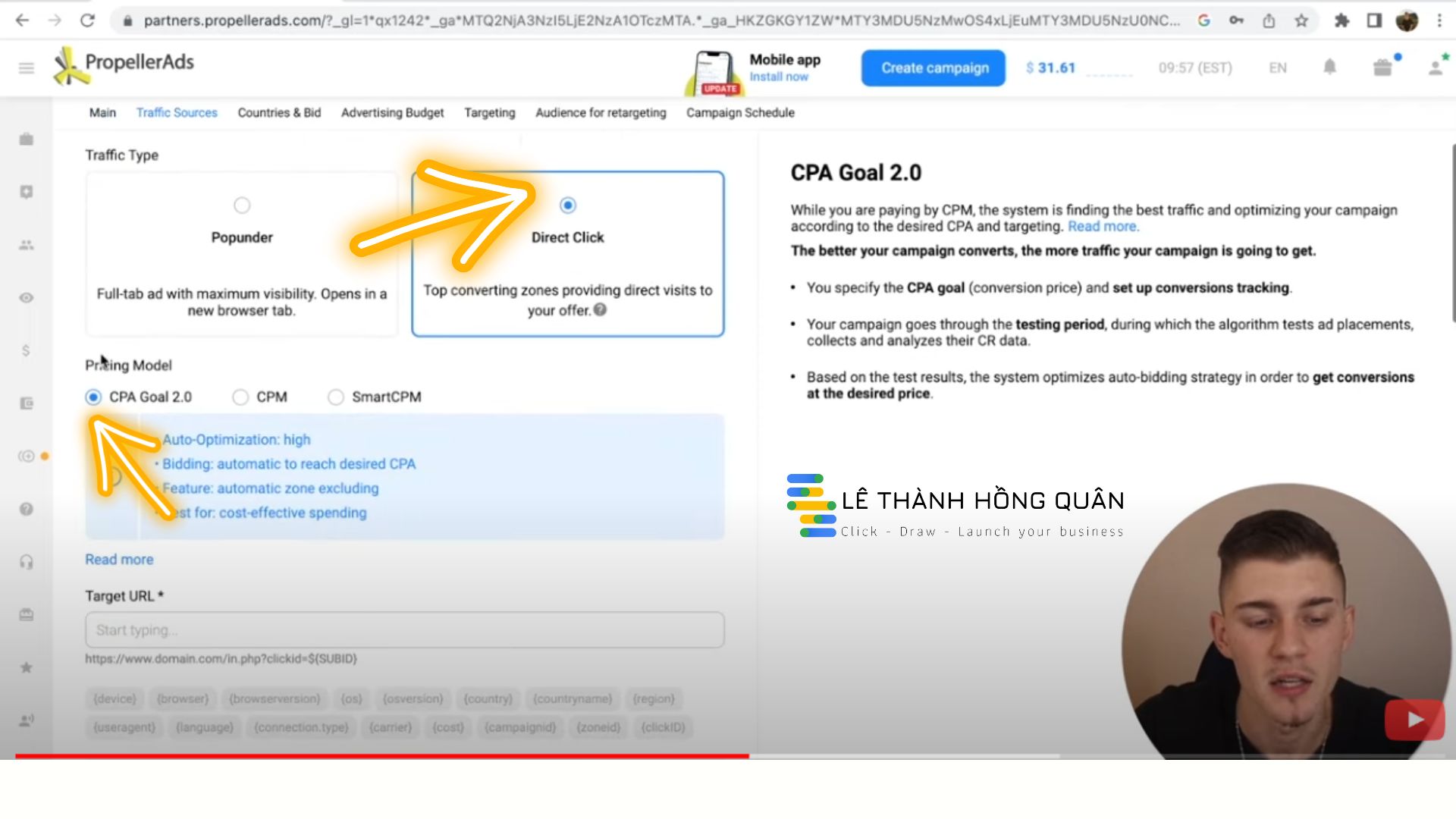 cách kiếm tiền từ CPA cùng Lê Thành Hồng Quân